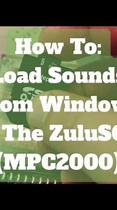 How To Load Sounds From Windows To The ZuluSCSI (AKAI MPC2000)