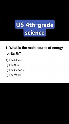US 4th-grade science MCQs 01