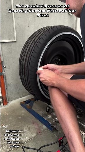 The Detailed Process Of Creating Custom Whitewall Car Tires