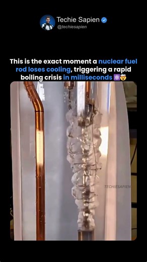 This Is the Exact Second a Nuclear Fuel Rod Loses Cooling and Triggers a Boiling Crisis ⚛️🔥🤯