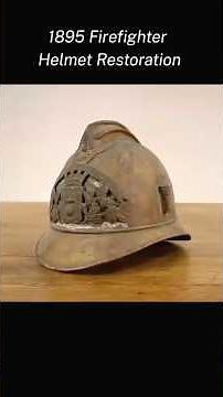 100 Years Old Firefighter Helmet Restoration 😱 | Satisfying Restore Video