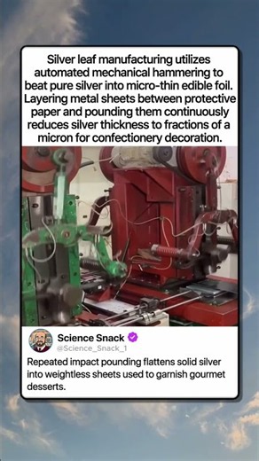 MECHANICS OF SILVER FOIL BEATING