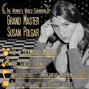 Player of the Day ✨ Susan Polgar #chess | Chess ON