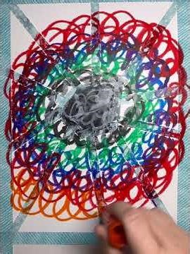 pour your anger and frustration onto the page | expressing emotions through satisfying scribble art