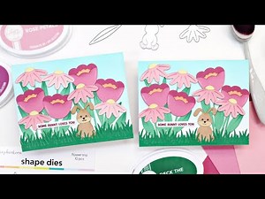 Make a Beautiful Spring Card with Simple Die Cutting Techniques!