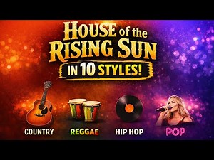 🎵 HOUSE OF THE RISING SUN in 10 different versions