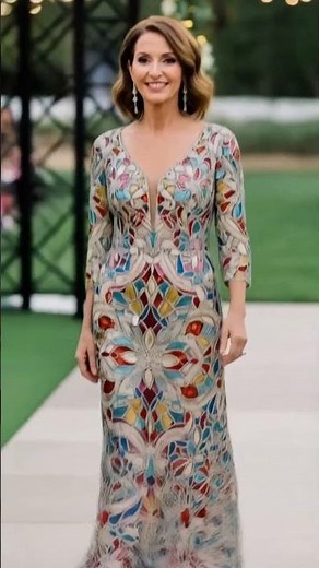 Multicolored Prints Mother of The Bride Dresses: Try-On & Styling Guide