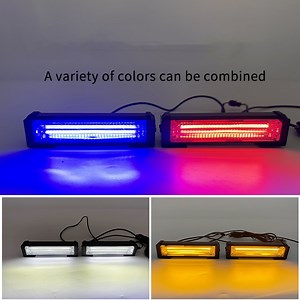 [Hot Item] LED Flashing Light Bar Beacon Warning Light Red/Blue/Yellow/White/Green Emergency Strobe Lamp