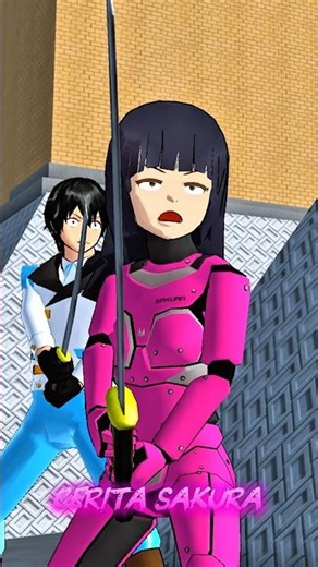 "yuta selamatkan mio yang terluka parah!!#sakuraschoolsimulator #sakura