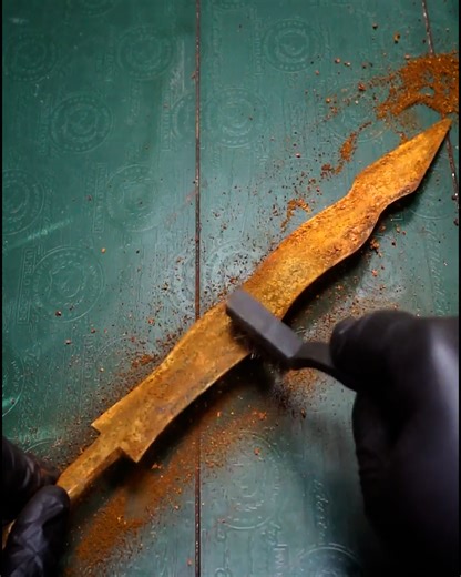 Rusty Old Snake Dagger Restoration | DIY & Crafts