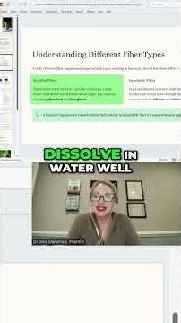 Unlock Gut Health: Soluble vs Insoluble Fiber Explained! #shorts