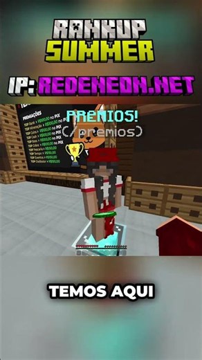 Minecraft Servidor RankUP e Full PvP para Java e Bedrock