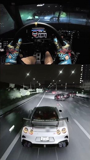 GT-R x M3 | Night Run #assettocorsa #nohesi #jdm #gtr #racing #driving #highway