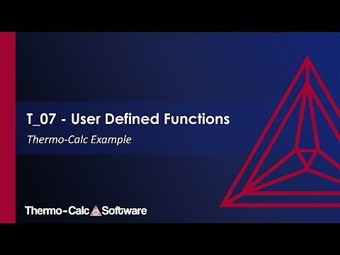 Example T_07 - User Defined Functions