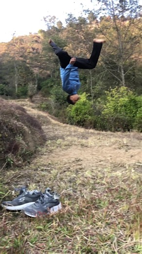 Amazing One-Legged Flip Trick in Action