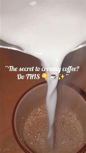 Creamiest Coffee Ever? ☕🥛 Watch This!