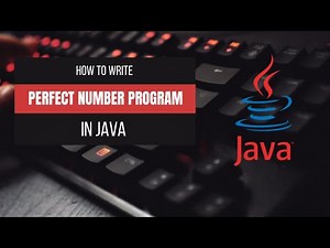 Perfect Number in Java | Easy Java Number Program for Beginners #learnjava