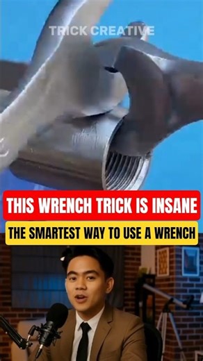 The Smartest Way to Use a Wrench #lifehacks #creative #diy #shorts