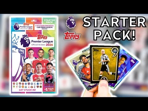 NEW STARTER PACK & MULTIPACK OPENING! | TOPPS PREMIER LEAGUE 2026 OFFICIAL STICKER COLLECTION!