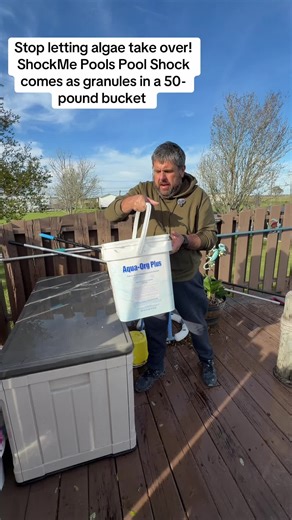 Stop letting algae take over! ShockMe Pools Pool Shock comes as granules in a 50-pound bucket — perfect for shocking your pool and keeping the water crystal clear. Way cheaper than your local pool store, this is season-long pool protection at a price you’ll love. Quick, easy, and super effective — your pool will be swim-ready in no time. Hashtags: #TikTokShopSpringSale #TikTokShopCreatorPicks #PoolRescue #PoolCleaning #CleanPool @Shock Me Pools