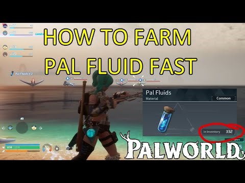 Palworld How to Get Pal Fluid FAST. Early Game Pal Fluid Farm