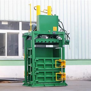 [Hot Item] Waste Plastic Pet Bottle Baler Machine Cardboard Baling Hydraulic Press Machine / Old Used Waste Paper Baler
