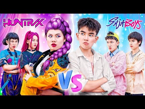 Huntrix Kpop Demon Hunters Vs Saja Boys In The Talent Show! Who Will Win?