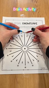 4.5K views · 140 reactions | ❄️This Bilateral Snowflake activity was...