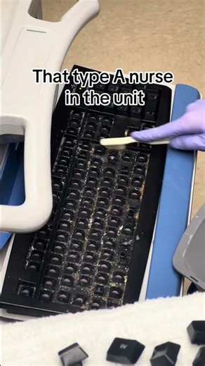 That Type A Nurse Cleaning the Hospital Keyboard Like It’s a Surgery Prep Site #nurses #nursehumor