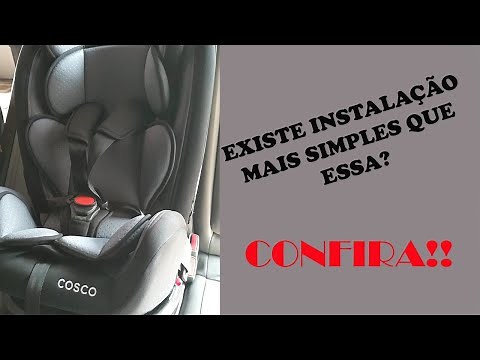 INSTALAÇÃO CADEIRINHA PARA AUTO DA COSCO- UNIQUE