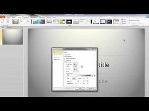 02. Setting a background in PowerPoint