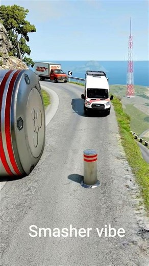 Can They Survive This Giant Roller? 😱 By Smasher vibe