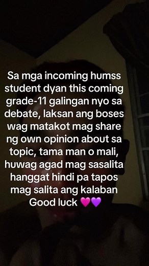 Tips and Tricks for Incoming Humss Students: Debate Like a Pro!