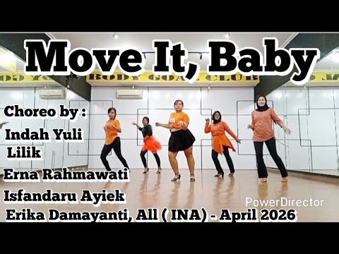 MOVE IT, BABY - Line Dance - Beginner - April 2026