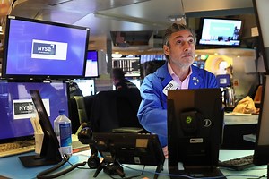 Stock market today: Apple pulls down Nasdaq, while Dow hits record close with Fed rate cut on the horizon