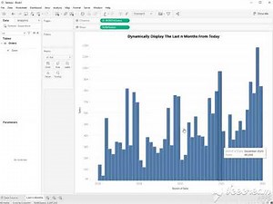 Tableau: Dynamically Display The Last n Months From Today