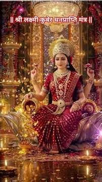 Shree laxmi kuber mantra || Dhanakarshan mantra | kuber mantra | bhakti song short video
