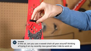 Welcome back to the GCN Tech Clinic, coming to you this week from sunny (and rainy!) Benidorm. Alex and Ollie dive into your biggest cycling tech dilemmas, including whether you should choose a high-spec used carbon bike over a brand-new aluminium model. We also explore the world of ceramic coatings, total system weight, and the realities of running a waxed chain in the UK winter. | GCN Tech