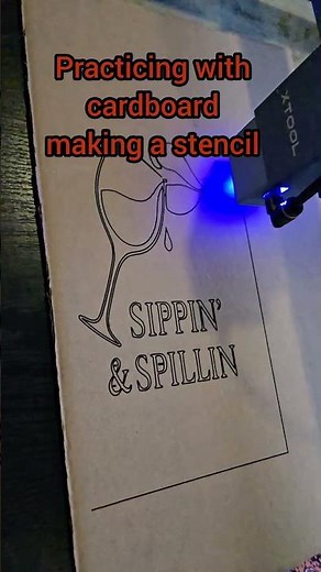 “Making Stencils with Cardboard + Laser! | Learn This Easy xTool Hack”