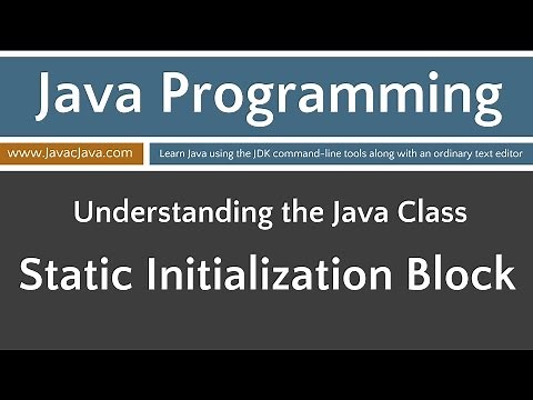 Learn Java Programming - Static Initialization Block Tutorial