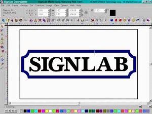 Signlab University - Workspace - Decorative Boarder Round Object