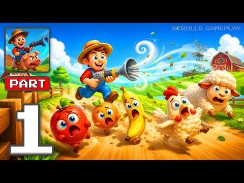 Farm Rush: Harvest Tycoon - Gameplay Walkthrough Part 1 - Reap Crops Grow Fortune (iOS, Android)