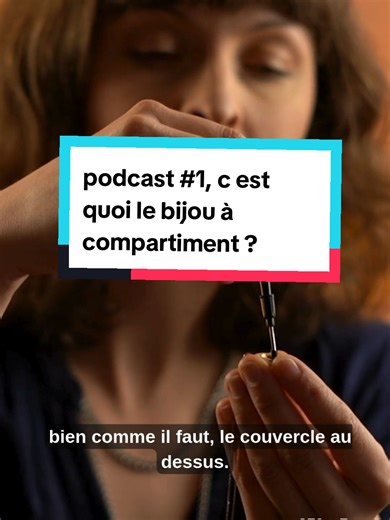 Premier Podcast sur mes bijoux #valoisvarden à compartiment secret ! Comme un mode d'emploi :) ! www.valoisvarden.com #bijoux #podcast #newcreator #souvenir