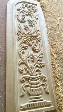 This 2.5D CNC Carving Is Better Than Therapy! 😌 #woodscraft #carvingtools
