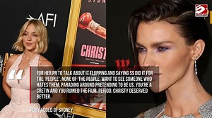 Ruby Rose lashes out at ‘cretin’ Sydney Sweeney following Christy flop at box office