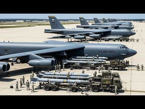 High Alert! U.S. Deploys Dozens of B-52 Bombers Armed with Cruise Missiles