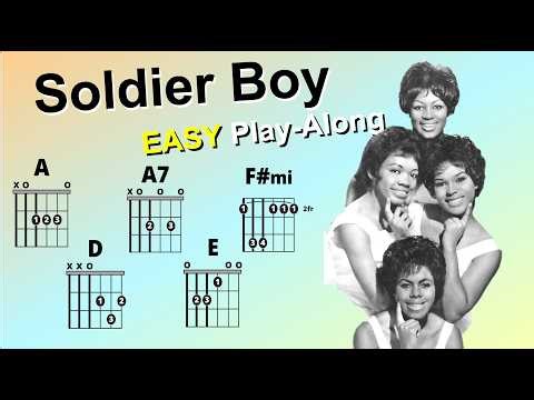 Soldier Boy (The Shirelles) EASY Guitar and Lyric Play-Along