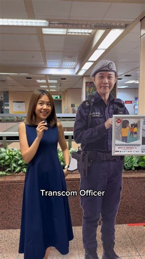 小欣 Kerryn Lee on Instagram: "🇸🇬Transcom officers in Singapore👮🏻 What do they do? 🤓 . #singapore #funfacts #liveinsg #fyp #smrt #spf"