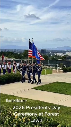 Air Force color guard based in California failure - see description