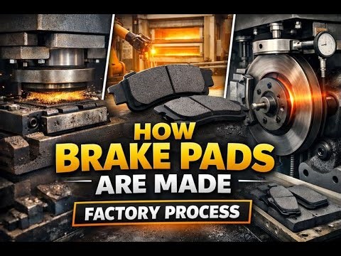 How Brake Pads Are Made in a Factory | Step-by-Step Manufacturing Process
